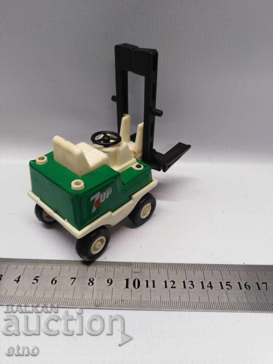 Delivery of 7UP MOTOCAR, BULGARIAN SOCIALIST TOY FROM A SET, TOYS