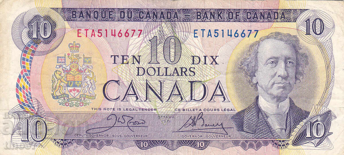 tino37 - CANADA - 10 DOLLARS - 1971 with price 21.90 BGN | € 11.20 tino37 - CANADA - 10 DOLLARS - 1971 with price 21.90 BGN | € 11.20