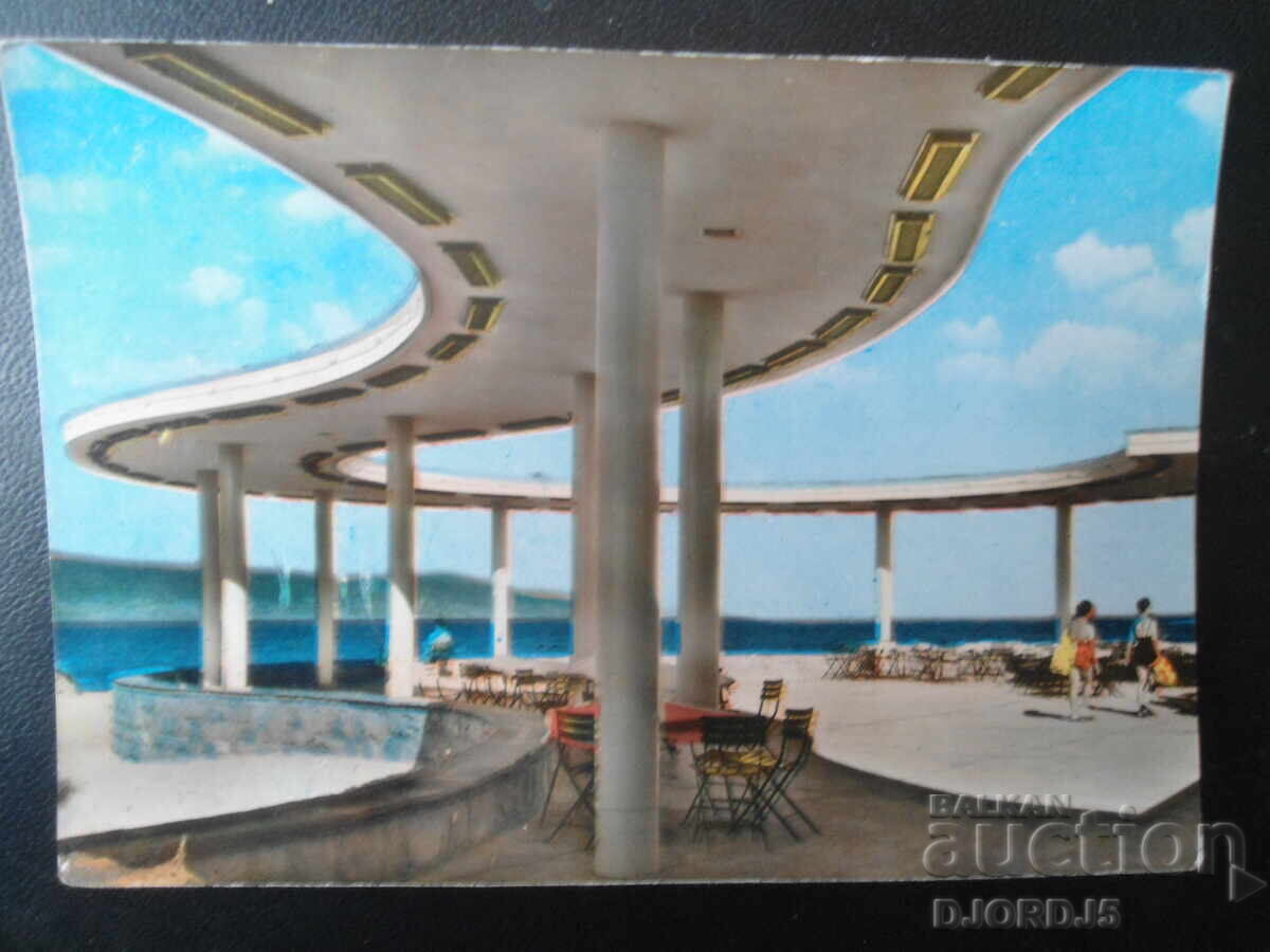 NESSEBAR. Sunny Beach - "Orpheus" restaurant, Old postcard