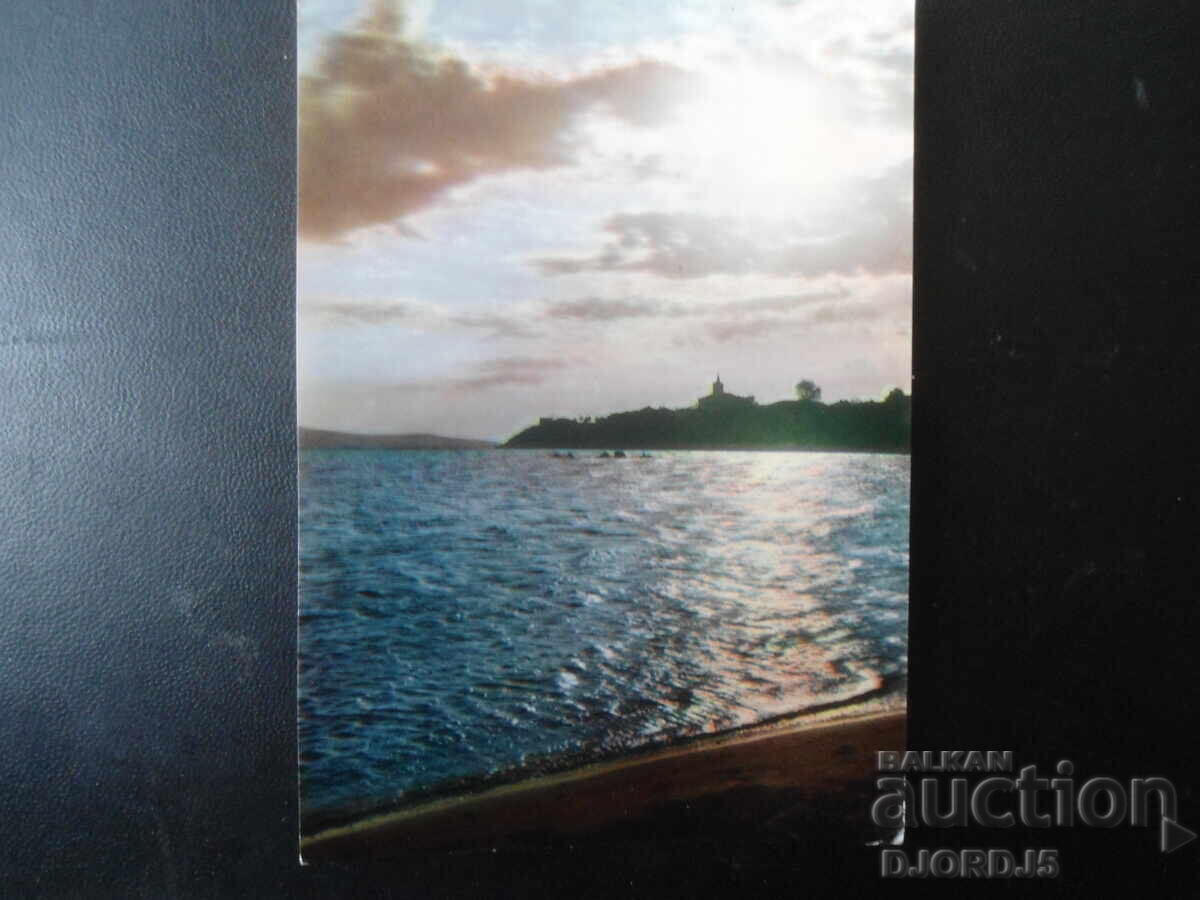 NESSEBAR. Noapte de lună, carte poștală veche NESSEBAR. Noapte de lună, carte poștală veche