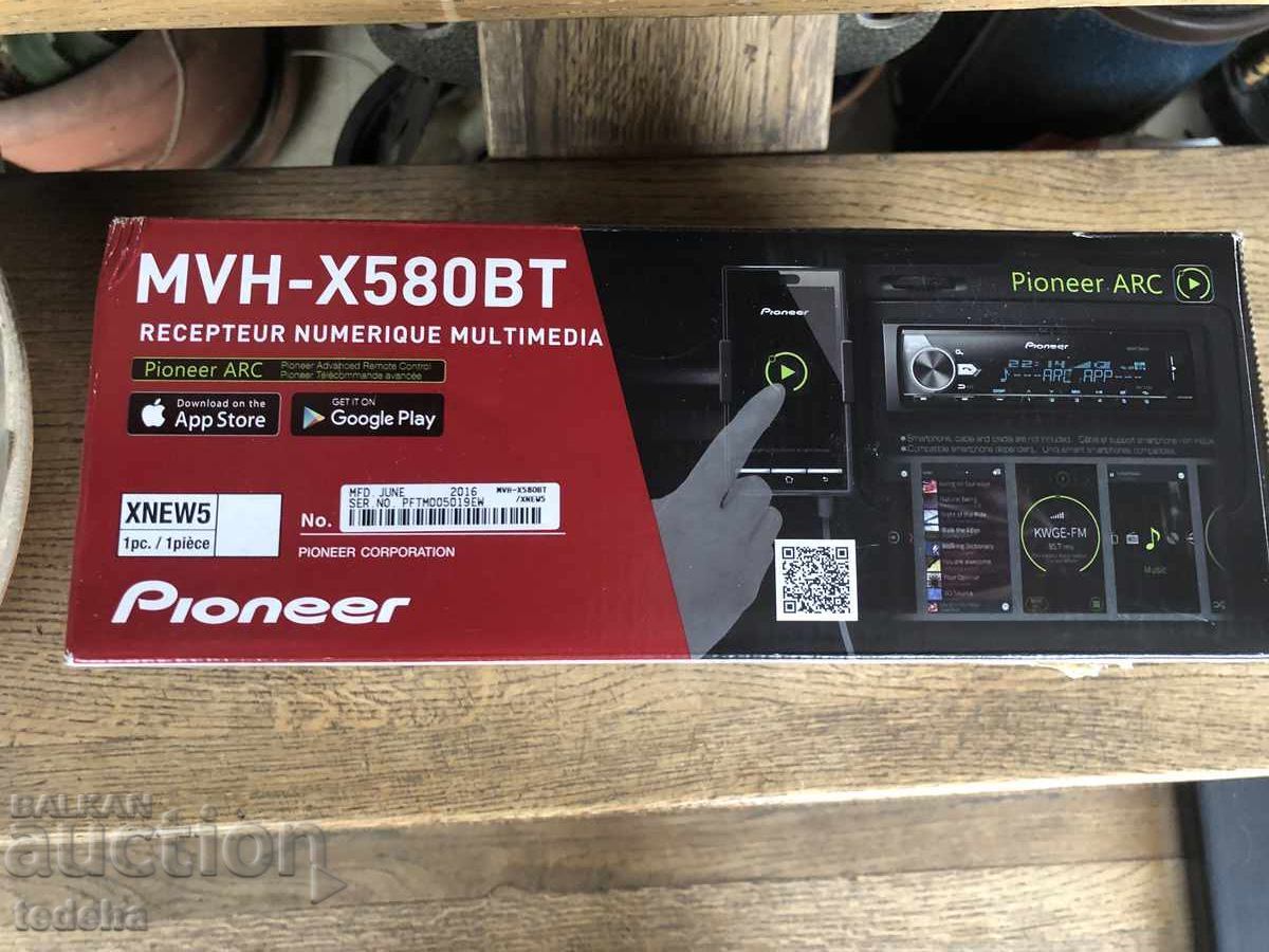 Licitație PIONEER MVH-X580BT - NOU