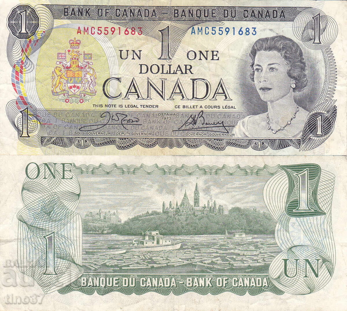 tino37- ΚΑΝΑΔΑΣ - 1 ΔΟΛΑΡΙΟ - 1973 tino37- ΚΑΝΑΔΑΣ - 1 ΔΟΛΑΡΙΟ - 1973