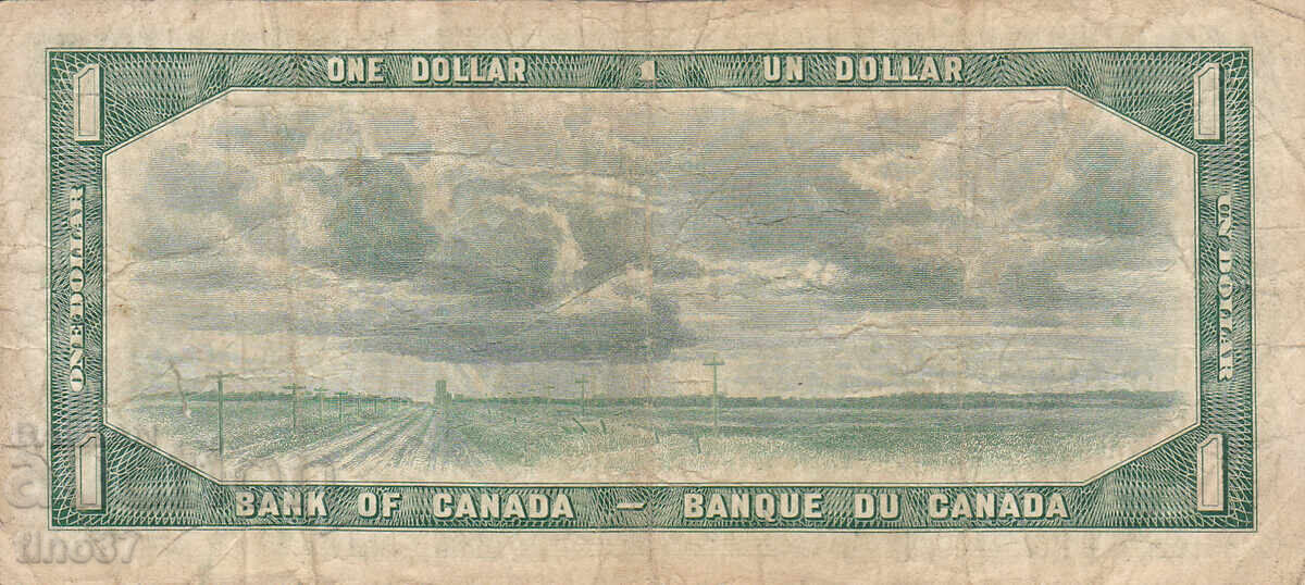 Auction tino37 - CANADA - 1 DOLLAR - 1954 Auction tino37 - CANADA - 1 DOLLAR - 1954