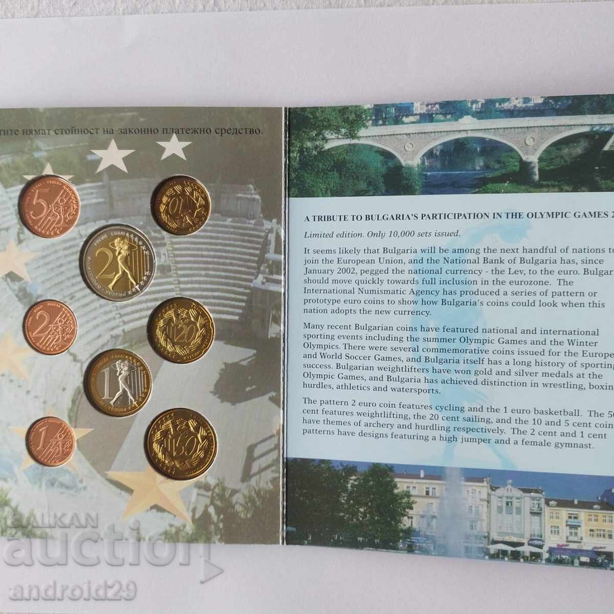 Δοκιμαστικό σετ ευρώ Βουλγαρία 2004/ Κέρμα/ UNC/ BZC - 5