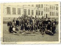 FOTOGRAFIE VECHE MICĂ MIHALCI ZI DE MUNCĂ "SEPTEMBRIE" E686