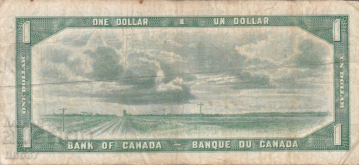 Аукцион tino37- КАНАДА - 1 ДОЛАР - 1954г