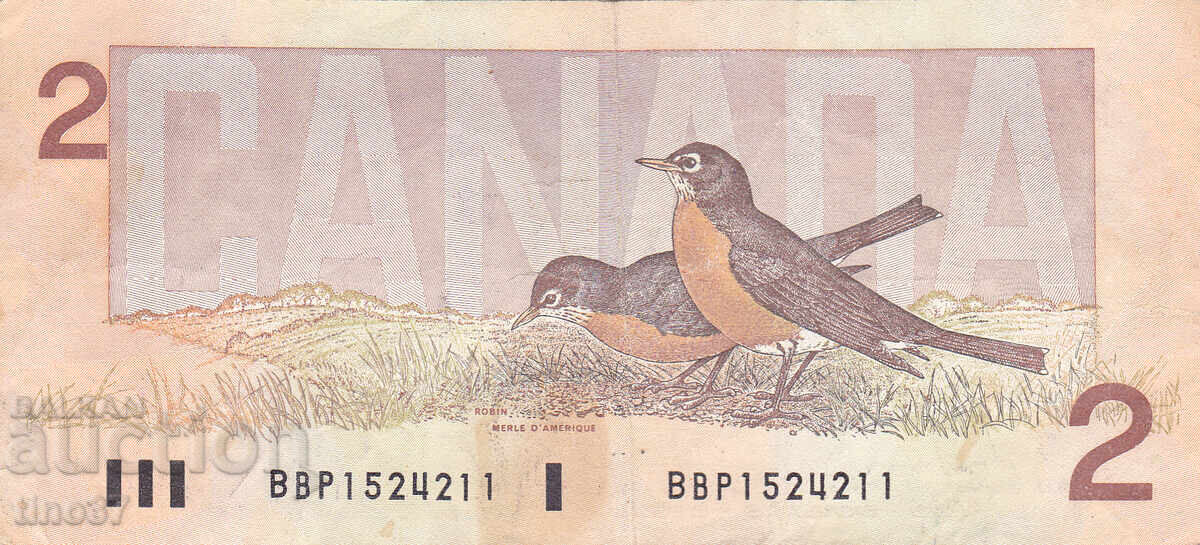 Licitație tino37 - CANADA - 2 DOLARI - 1986