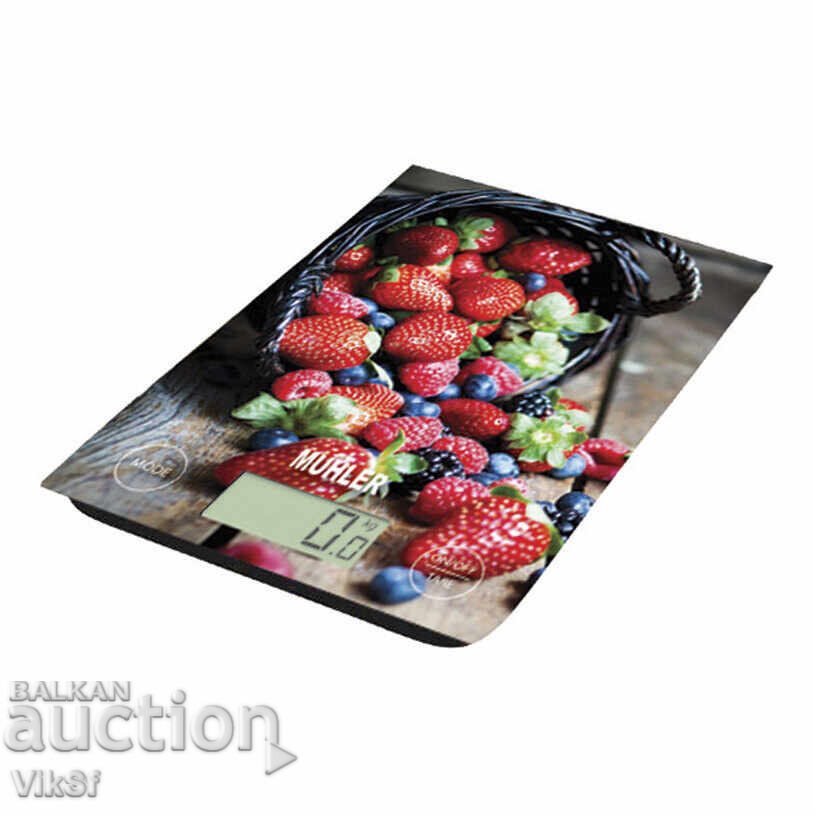 Muhler KSC-2027 electric kitchen scale up to 5 kg with price 22.50 BGN | € 11.50