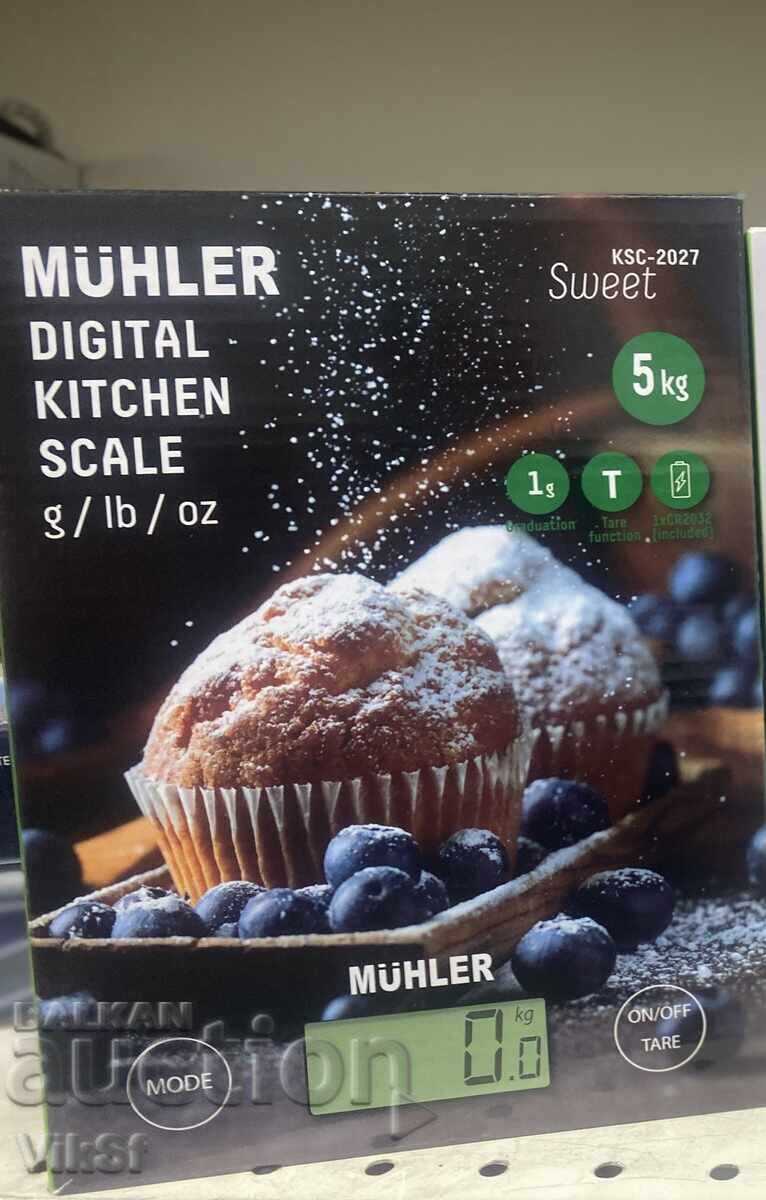 Muhler KSC-2027 electric kitchen scale up to 5 kg