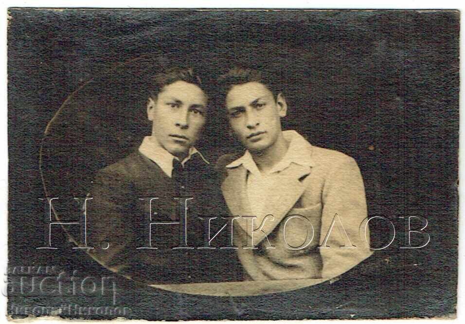 1947 FOTOGRAFIE MICĂ VECHE MIHALȚI PAVLIKENSO SBORE E689