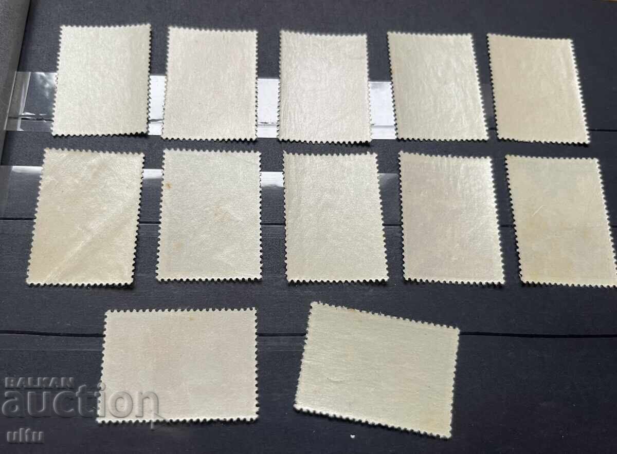 Bulgaria, 1940, poștă aeriană, Mi 377-388, **, MNH cu preț 24.90 BGN | € 12.73