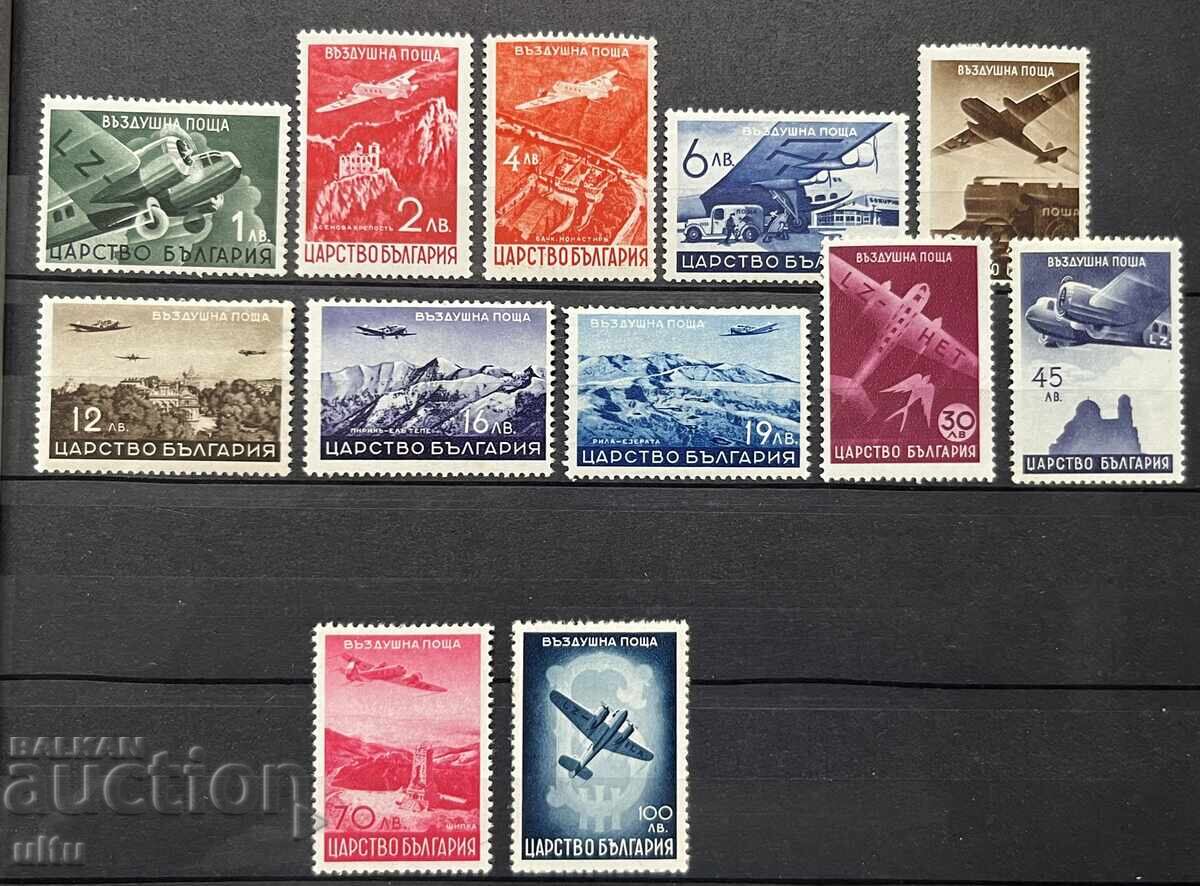 Bulgaria, 1940, poștă aeriană, Mi 377-388, **, MNH