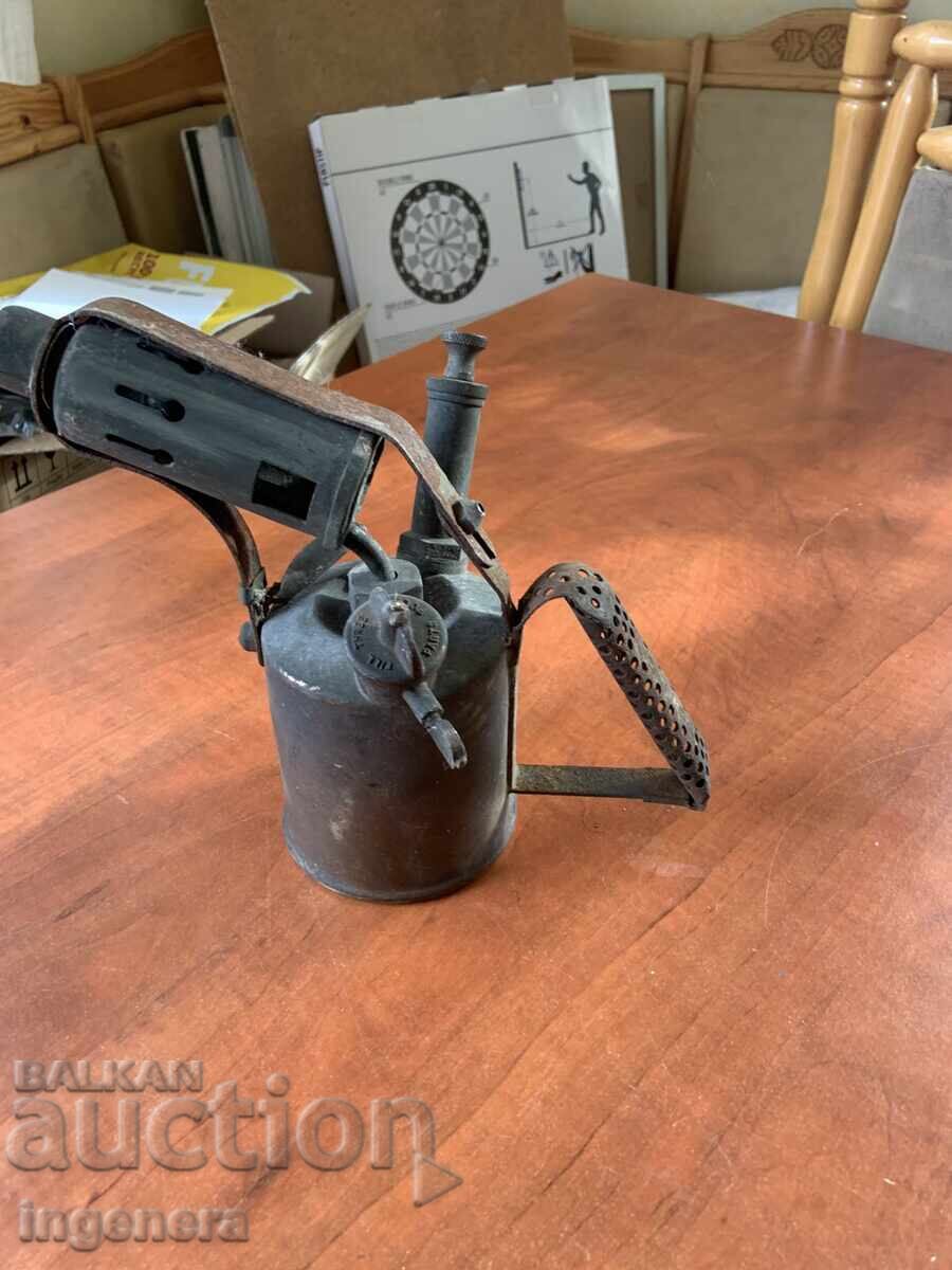 GASOLINE LAMP BURNER FROM OLD MATERIAL