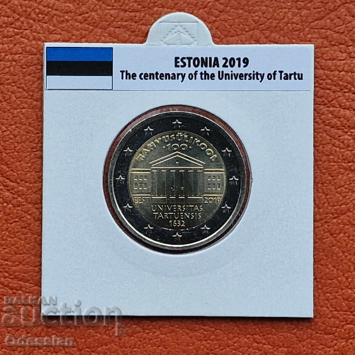 Estonia • 2 euro • 2019 • 100 de ani de la Universitatea din Tartu Estonia • 2 euro • 2019 • 100 de ani de la Universitatea din Tartu