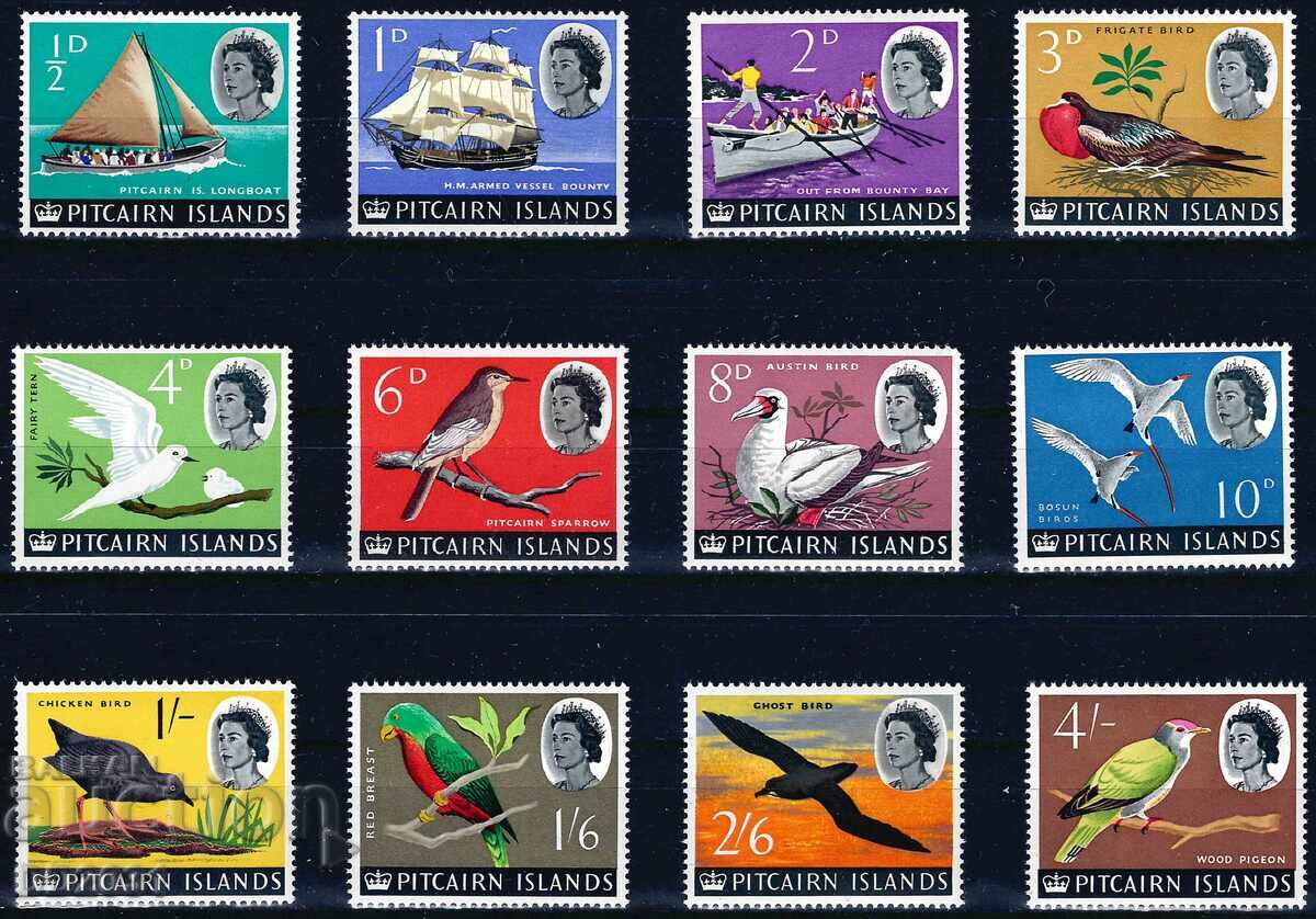 Pitcairn Islands 1964 - Birds MNH