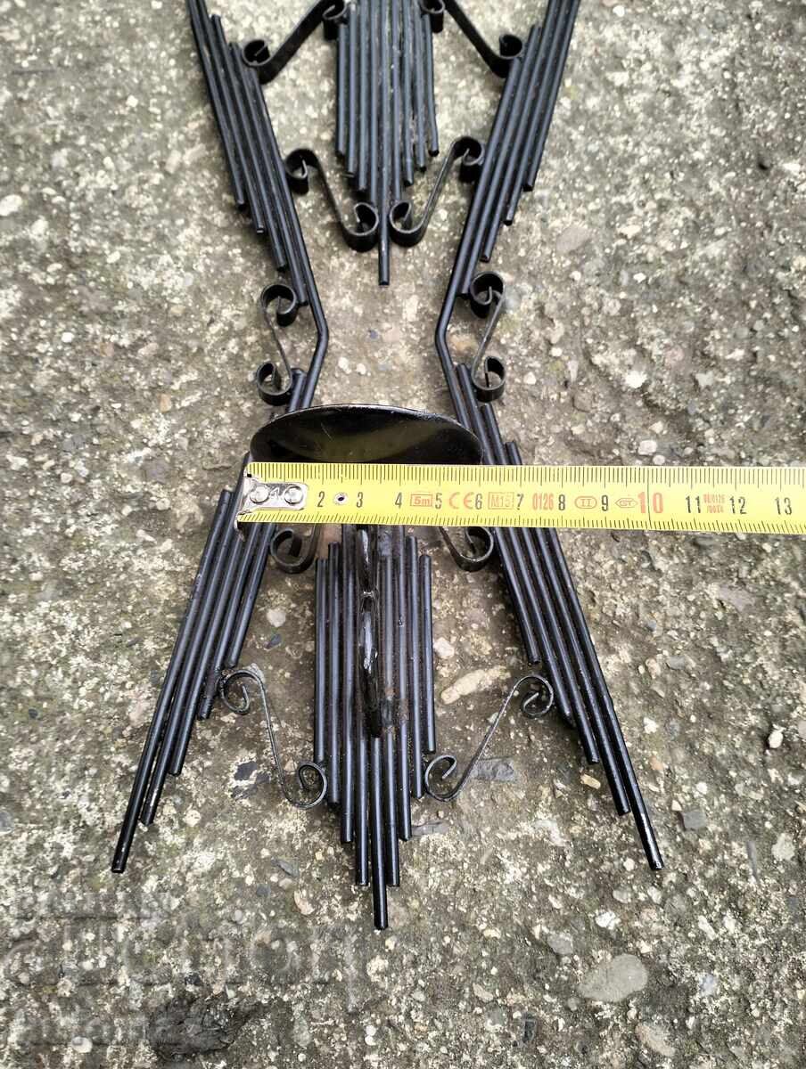 Σιδερένιο κηροπήγιο τοίχου - 5