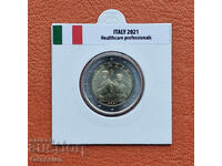 Ιταλία • Ειδικοί Υγείας • 2 ευρώ • 2021