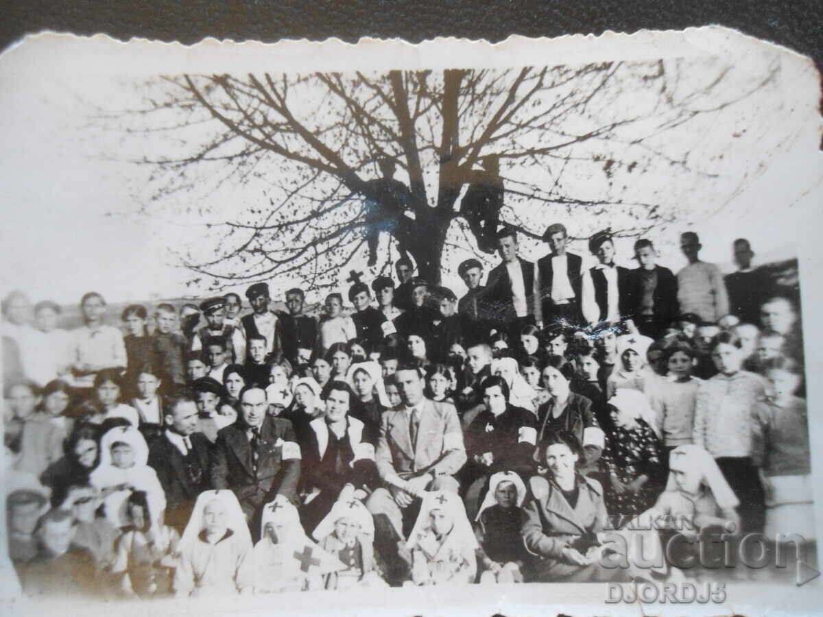 Old photo, Veselinovo village, Red Cross Old photo, Veselinovo village, Red Cross