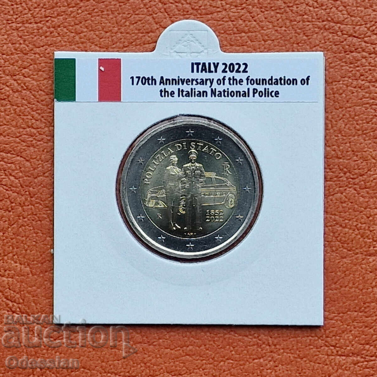 Италия • Полиция • 2 евро • 2022 Италия • Полиция • 2 евро • 2022