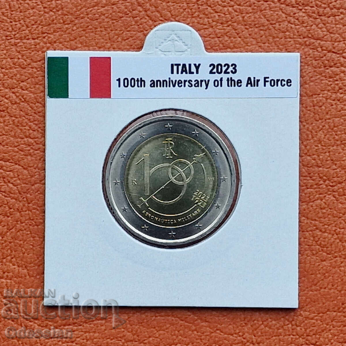 Italia • 100 de ani de Forțele Aeriene • 2 euro • 2023