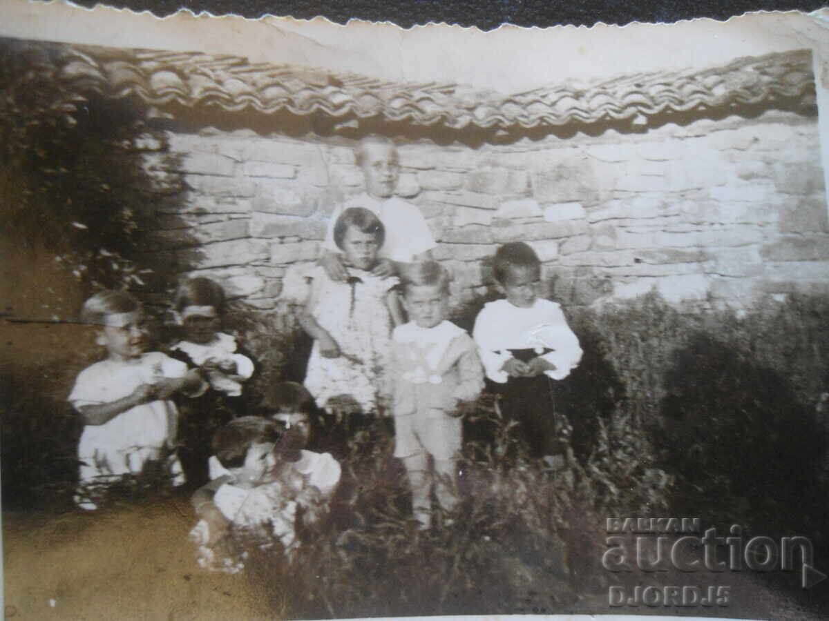 Old photo, Veselinovo village, 1937/38 year