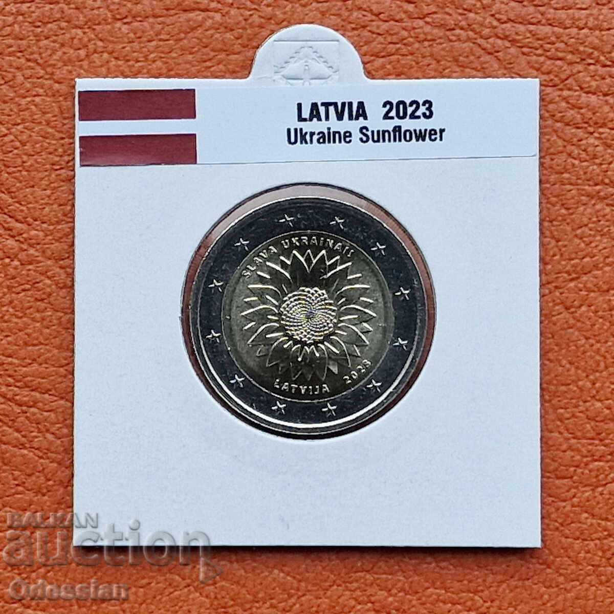Latvia • 2 euro • Sunflower • 2023