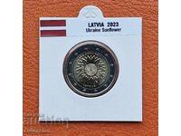 Latvia • 2 euro • Sunflower • 2023