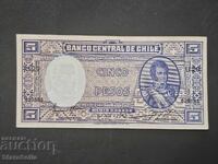 5 Песо Чили 1942 година. UNC.