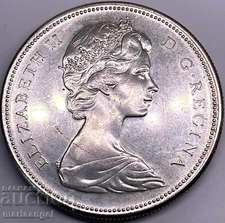 1 Dollar 1967 Canada Elizabeth II Silver with price 74.00 BGN | € 37.84