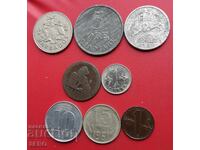 Lot mixt de 8 monede
