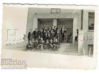 1950 SMALL OLD PHOTO VARNA TECHNICAL HIGH SCHOOL VII CLASS E704