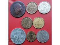 Lot mixt de 8 monede