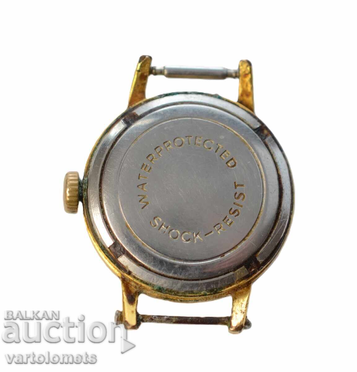 Ceas de dama SLAVA URSS cu placare cu aur 10 Mk - nu functioneaza cu preț 18.00 BGN | € 9.20