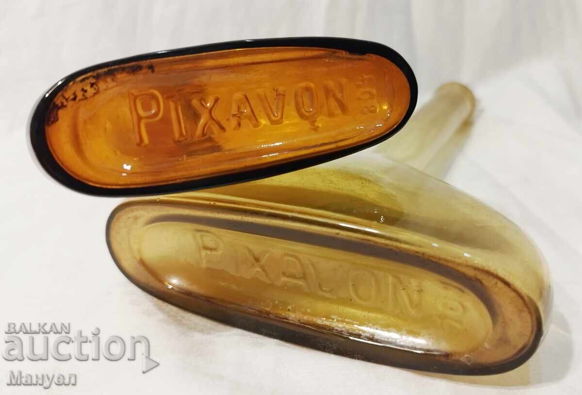 Δημοπρασία 2 υπέροχα παλιά αντίκες μπουκάλια "PIXAVON"