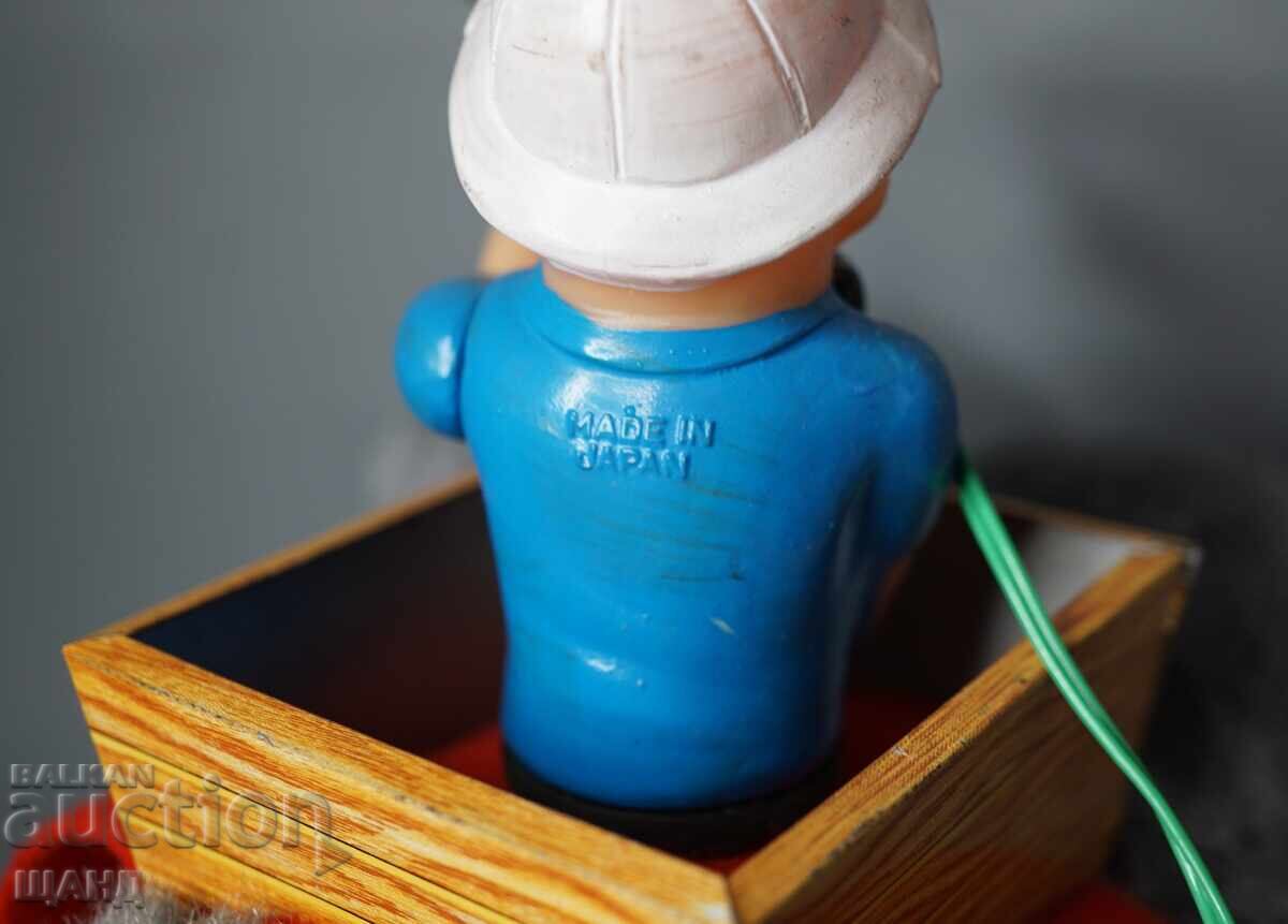 Стара Японска метална играчка ловец на слон - 5