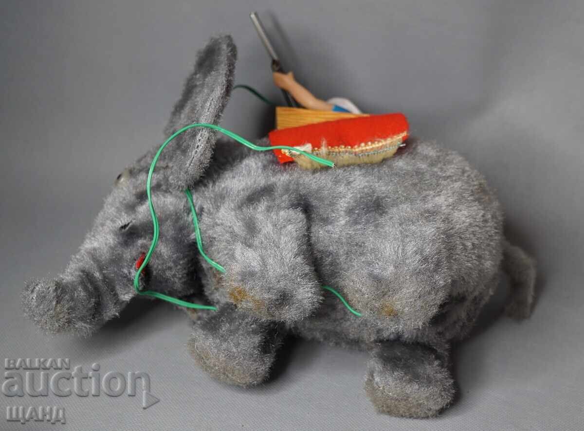 Old Japanese Metal Elephant Hunter Toy - 6 Old Japanese Metal Elephant Hunter Toy - 6