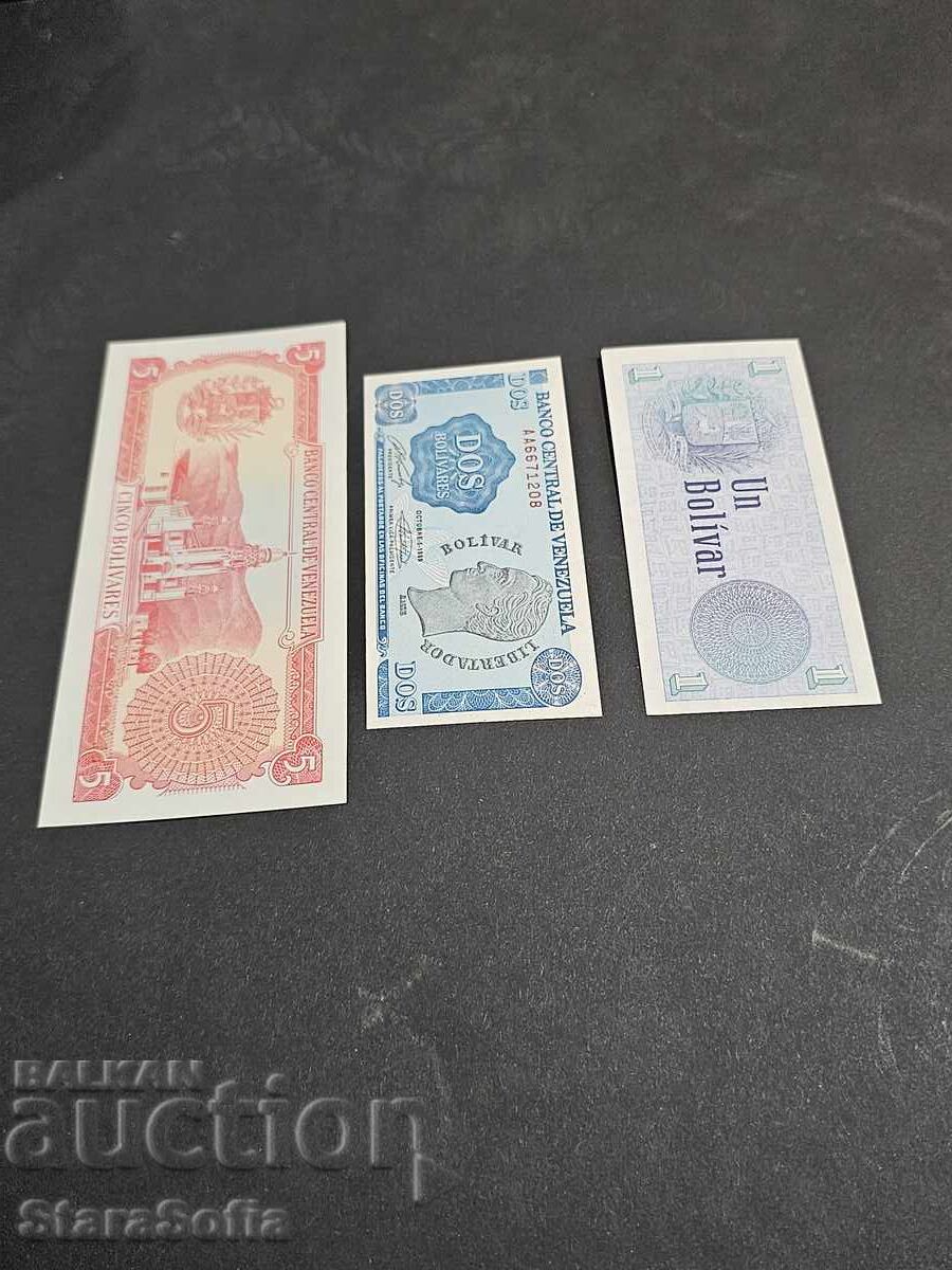 Σετ 1, 2 και 5 Μπολίβαρ Βενεζουέλας 1989 UNC - 5 Σετ 1, 2 και 5 Μπολίβαρ Βενεζουέλας 1989 UNC - 5