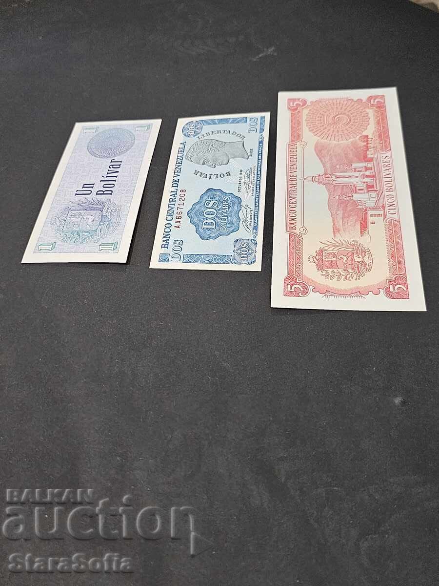 Σετ 1, 2 και 5 Μπολίβαρ Βενεζουέλας 1989 UNC - 6 Σετ 1, 2 και 5 Μπολίβαρ Βενεζουέλας 1989 UNC - 6