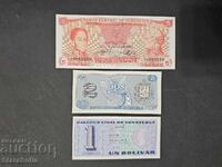 Сет 1,2 и 5 Боливара Венецуела 1989 г. UNC.