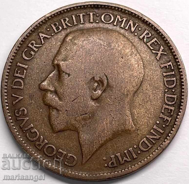 Μεγάλη Βρετανία 1 πένα 1919 30 χλστ
