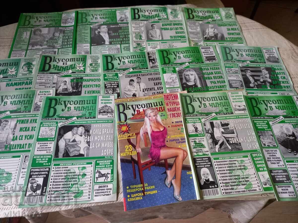 Auction  Culinary magazines Delights in Dishes