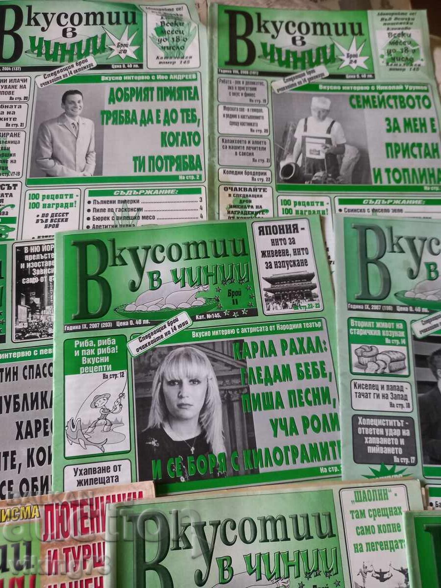 Delivery of Culinary magazines Delights in Dishes