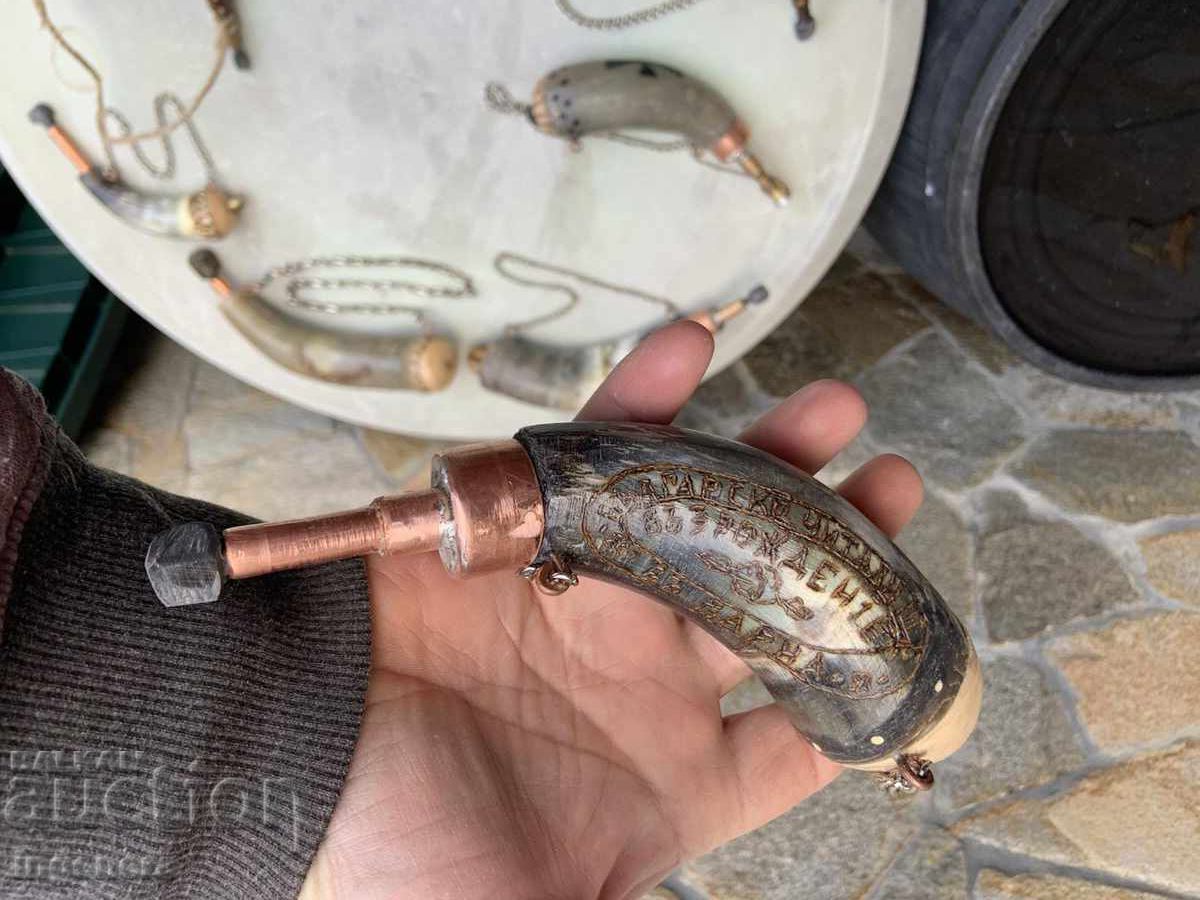 БАРУТНИЦА ОТ РОГ-ПЕЧАТЪТ ВАРНА - 6 БАРУТНИЦА ОТ РОГ-ПЕЧАТЪТ ВАРНА - 6