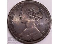 Great Britain 1 penny 1862 30mm - rare in quality