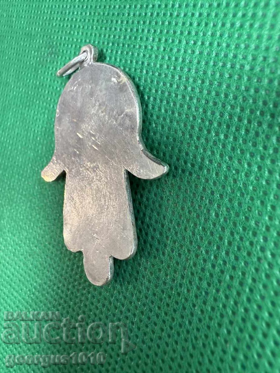 Pandantiv argintiu Mâna Fatimei nr. 7689 cu preț 80.00 BGN | € 40.90