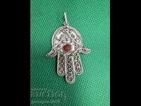 Pandantiv argintiu Mâna Fatimei nr. 7689