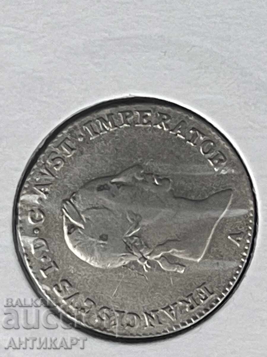 Livrarea Monedă rară de argint Austria 3 Kreuzer 1829