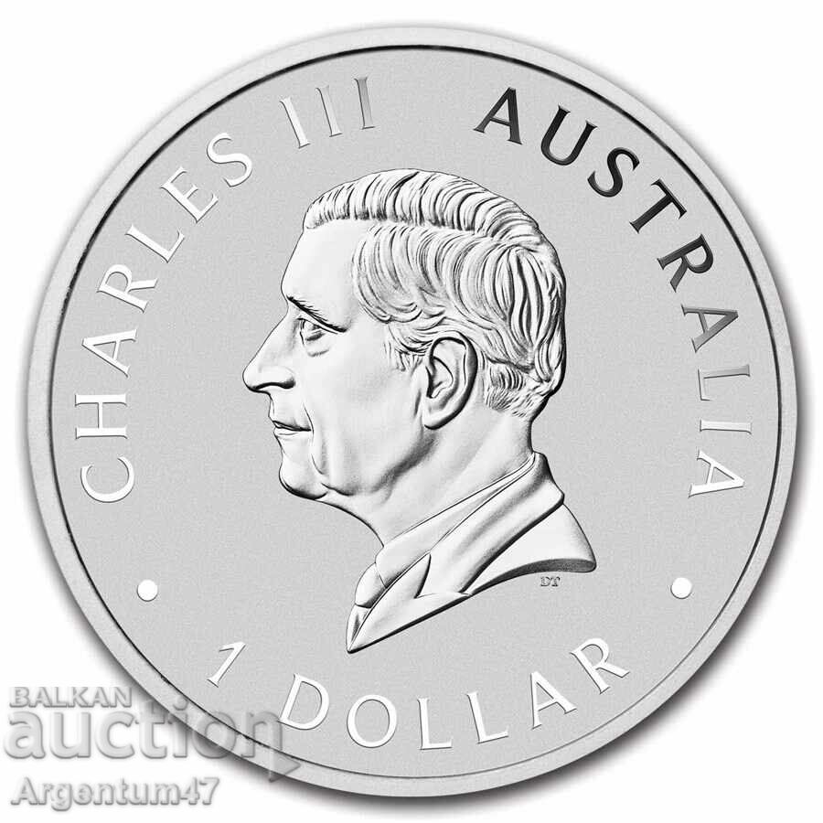 ΑΡΓΥΡΟΣ 1 OZ 2024 ΑΥΣΤΡΑΛΙΑ - ΕΠΕΤΕΙΟΣ 125 με τιμή 153.99 BGN | € 78.73