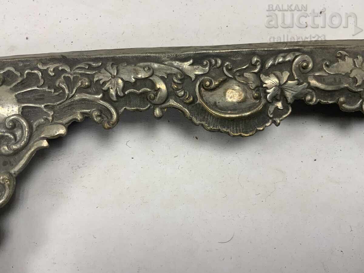 Кован обков за икона посребрен - 5