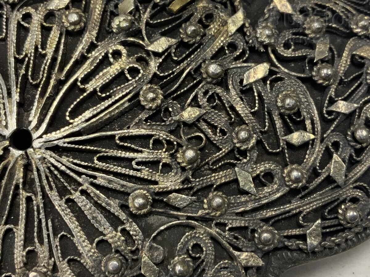 Аукцион Сребро филигран пафта единичка позлата